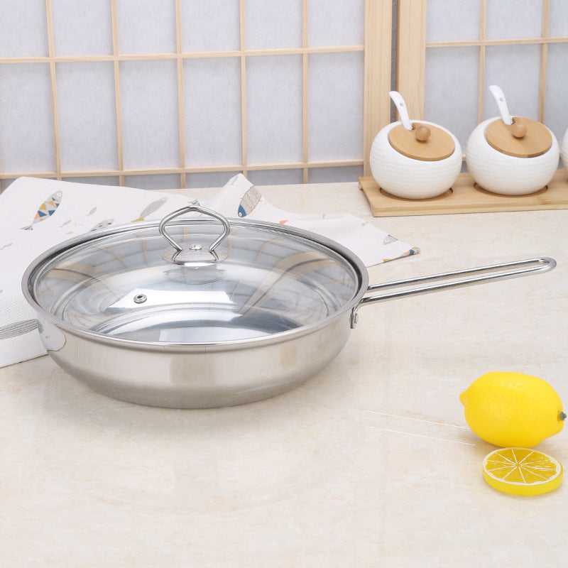 18 Piece Stainless Steel Cookware Set Household Kitchen Pots