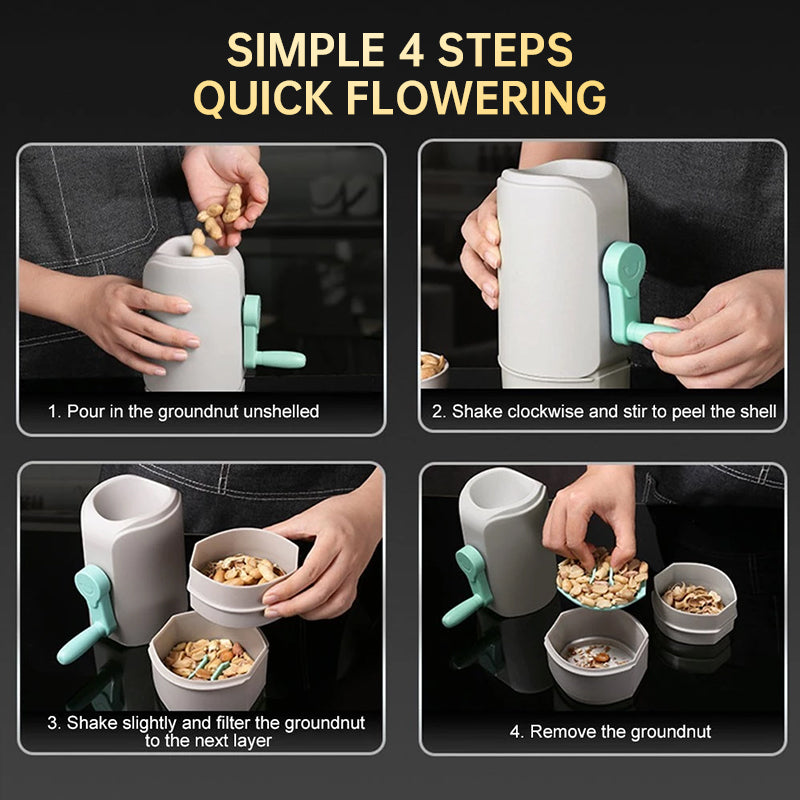 Hand Operated Peanut Shelling Tool for Pistachios Kitchen Gadget