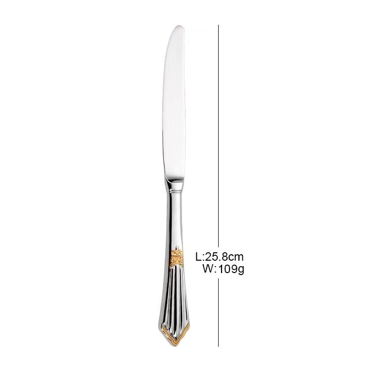 4pc 304 Stainless Steel Knife Fork Spoon Steak Cutlery Set