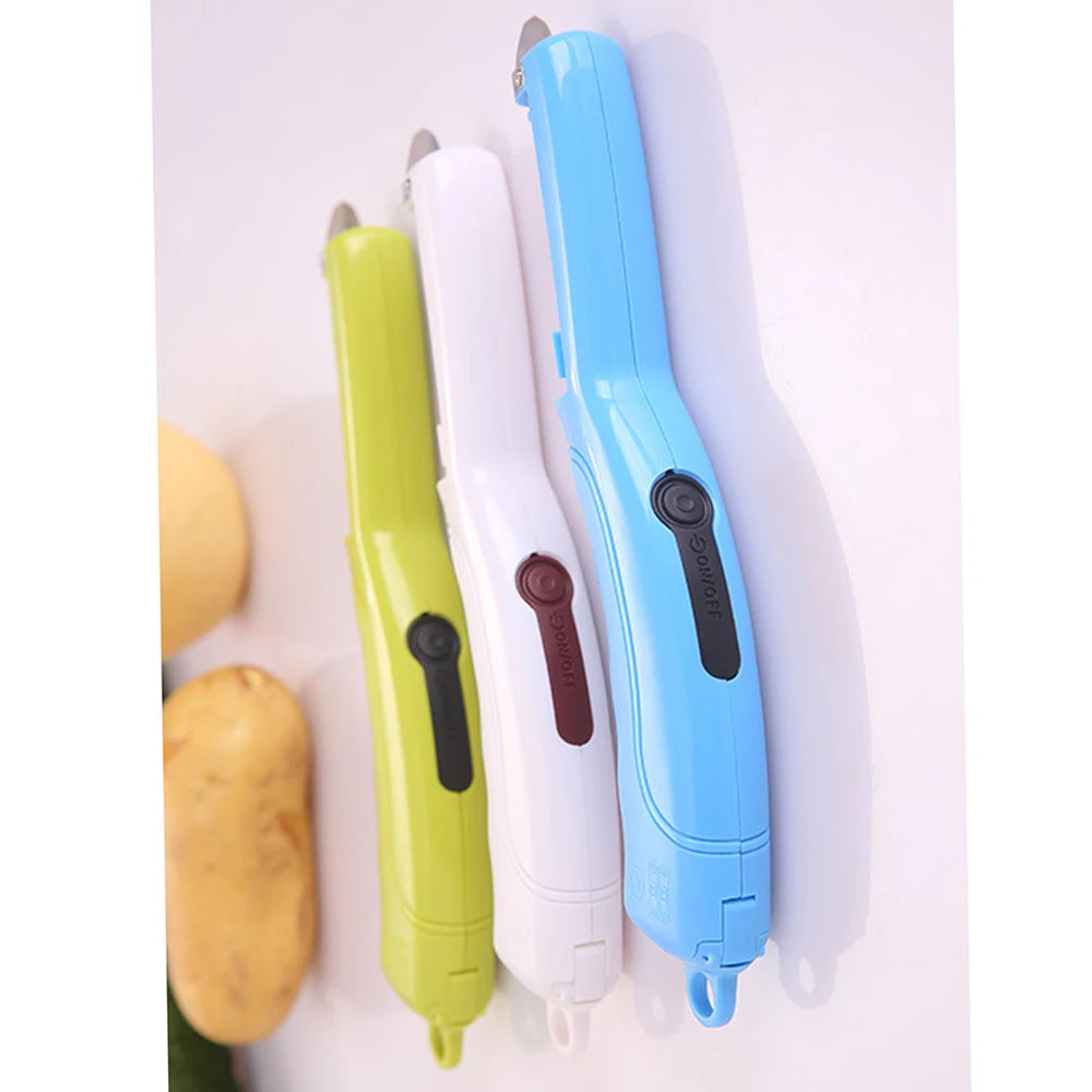 Electric Fruit Vegetable Peeler Apple Potato Carrot Kitchen Gadget
