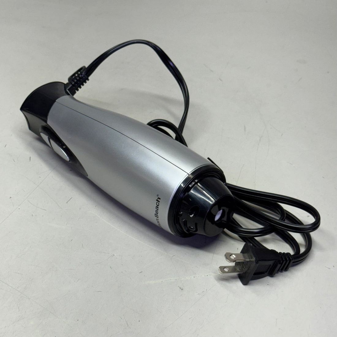 Electric Immersion Hand Blender 2 Speed 225W Grey Black