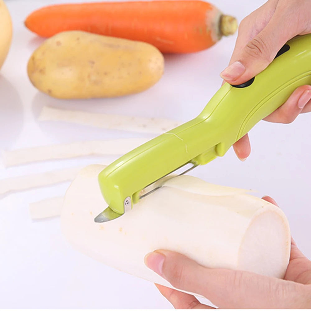 Electric Fruit Vegetable Peeler Apple Potato Carrot Kitchen Gadget