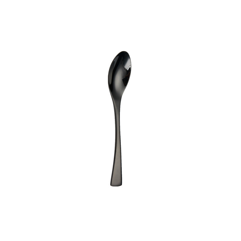 Portugal Titanium Black Stainless Steel Cutlery Set Knife Fork Spoon