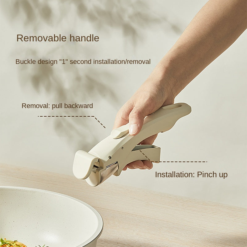 Detachable Cookware Set Nonstick Frying Pan Pot with Handle