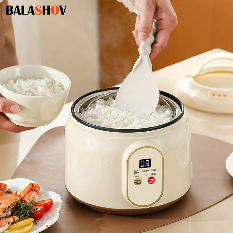 1.8L Electric Rice Cooker Portable Non Stick Smart Multi Cooker