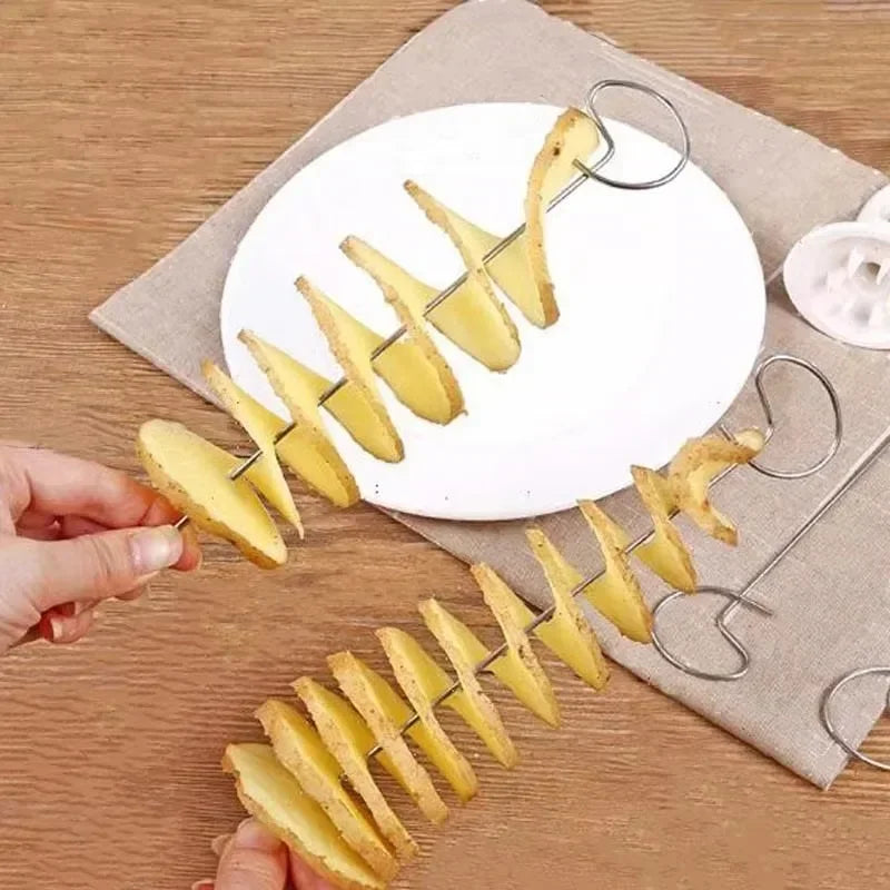 Potato Spiral Cutter Vegetable Slicer Whirlwind Kitchen Gadget Tool