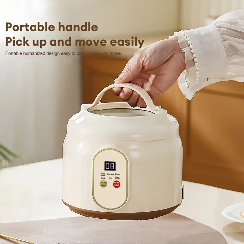 1.8L Electric Rice Cooker Portable Non Stick Smart Multi Cooker