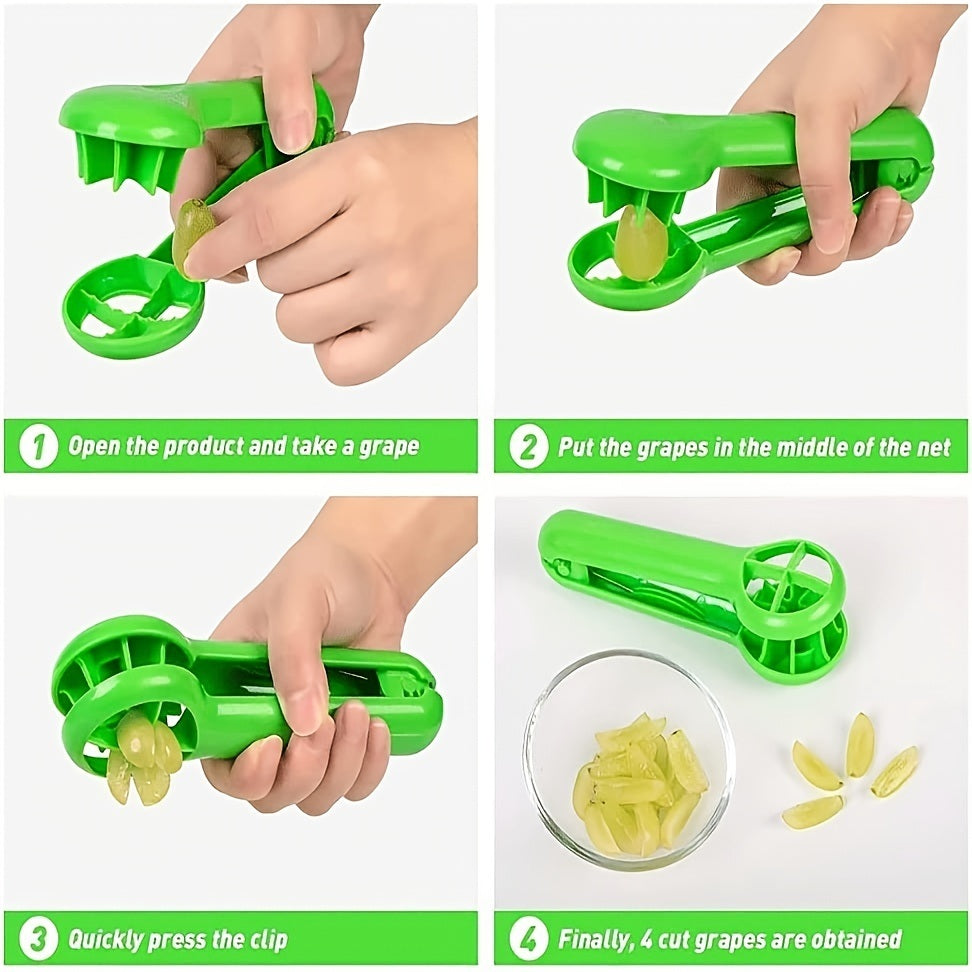 Grape Tomato Strawberry Cutter Safe Kids Kitchen Gadget Tool