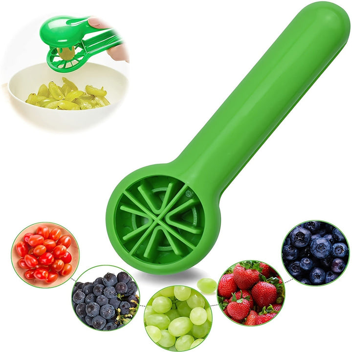 Grape Tomato Strawberry Cutter Safe Kids Kitchen Gadget Tool