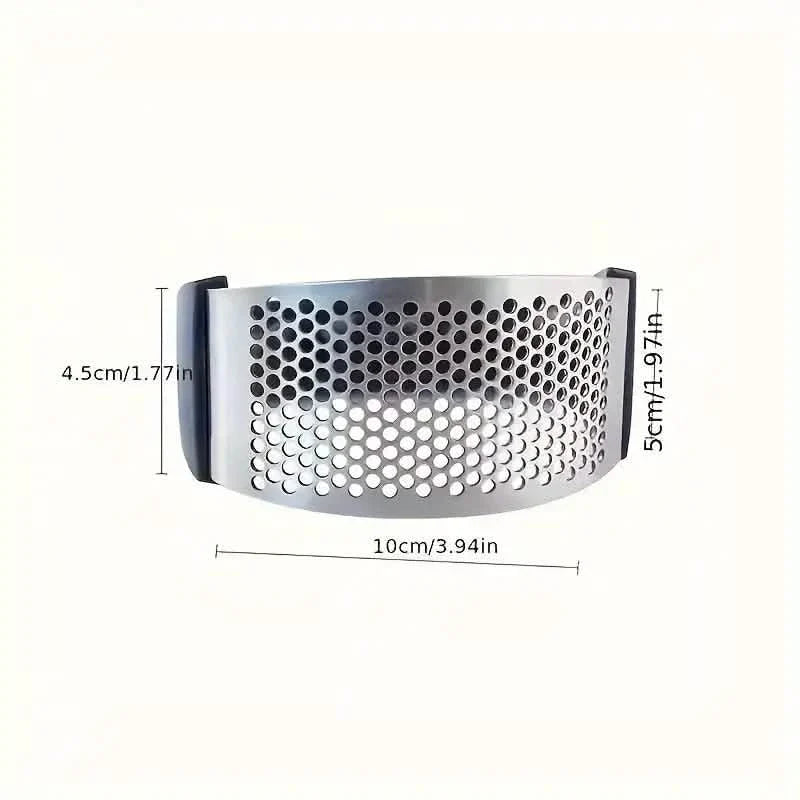 Premium Stainless Steel Garlic Rocker Press Durable Kitchen Tool
