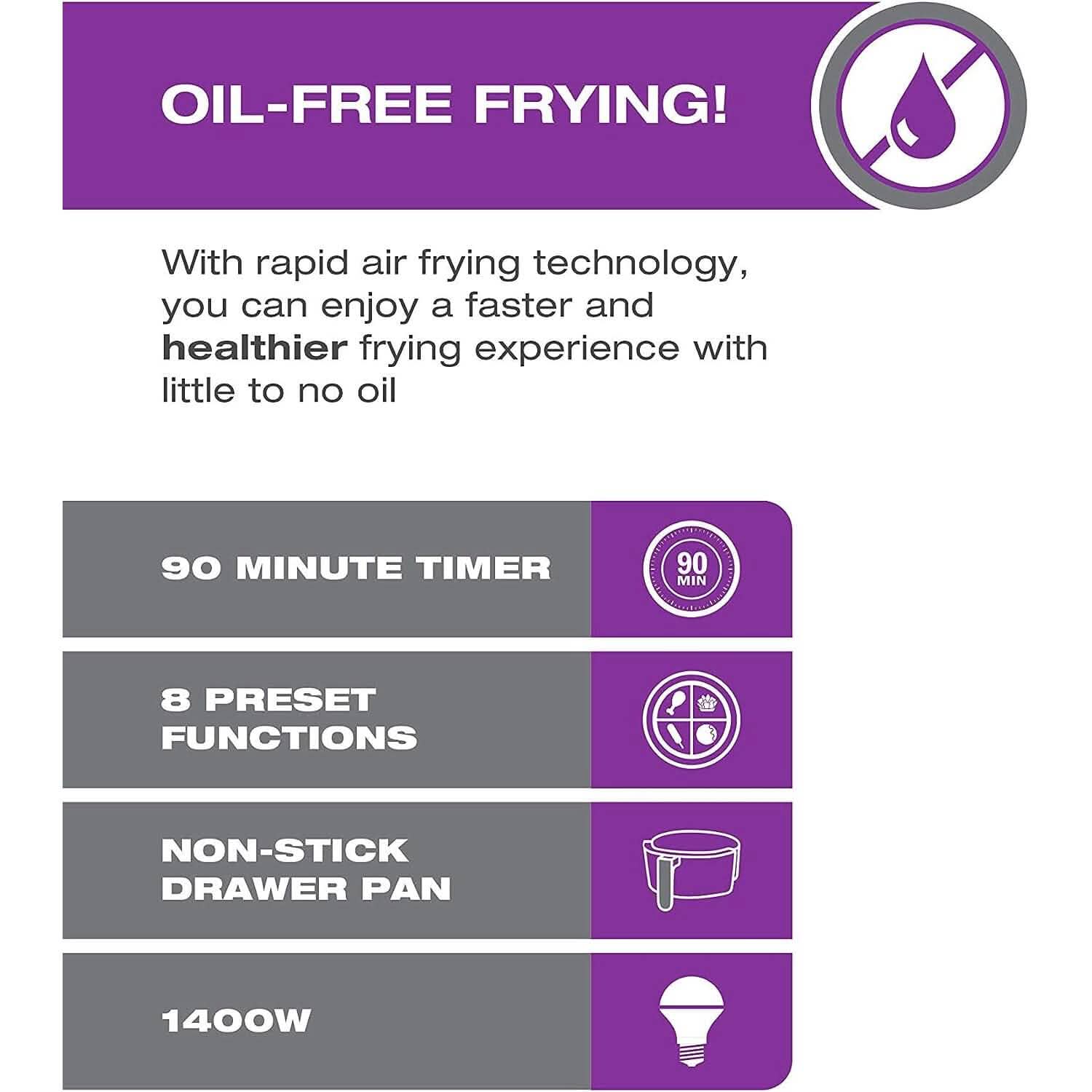 Digital Air Fryer XL 5L
