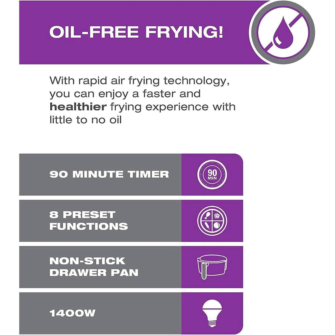 Digital Air Fryer XL 5L
