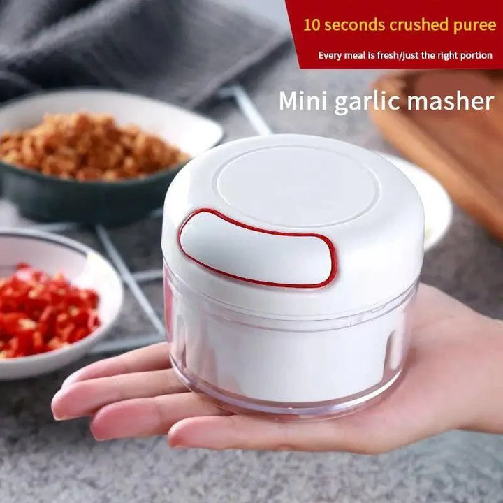 Mini Multifunction Vegetable Press Manual Puller Chopper Kitchen Gadget