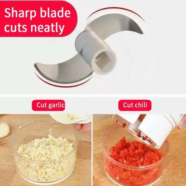 Mini Multifunction Vegetable Press Manual Puller Chopper Kitchen Gadget